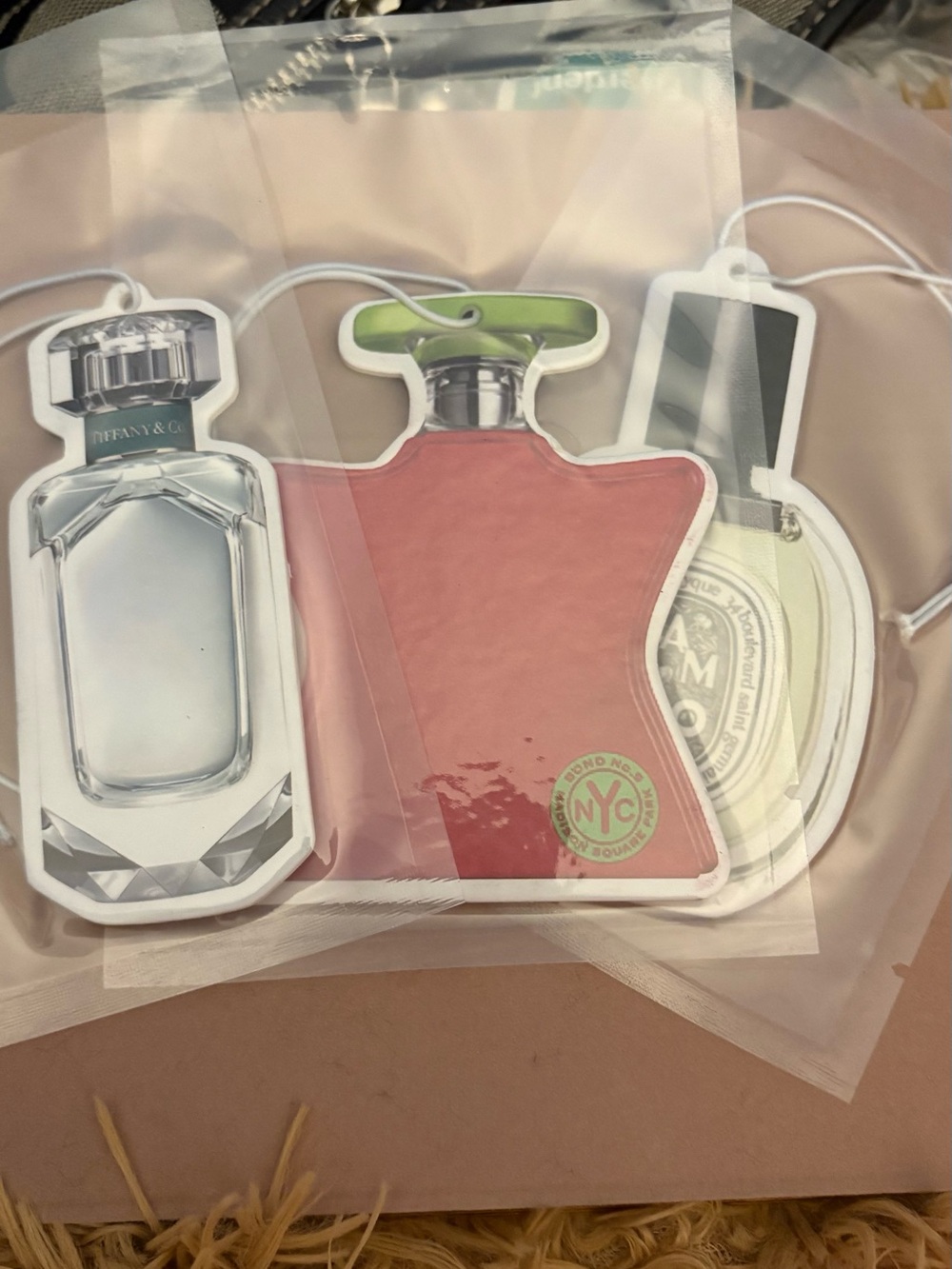 Bundle of 3 Air Freshener - Pink Scented Car & Home Accessory